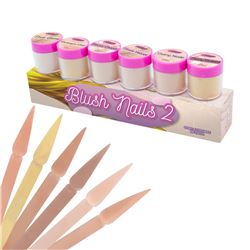 ACRILICOS PARA DECORACION BLUSH NAILS 2