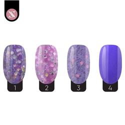 COLECCIONES STUDIO NAIL 4PZA PURPLE